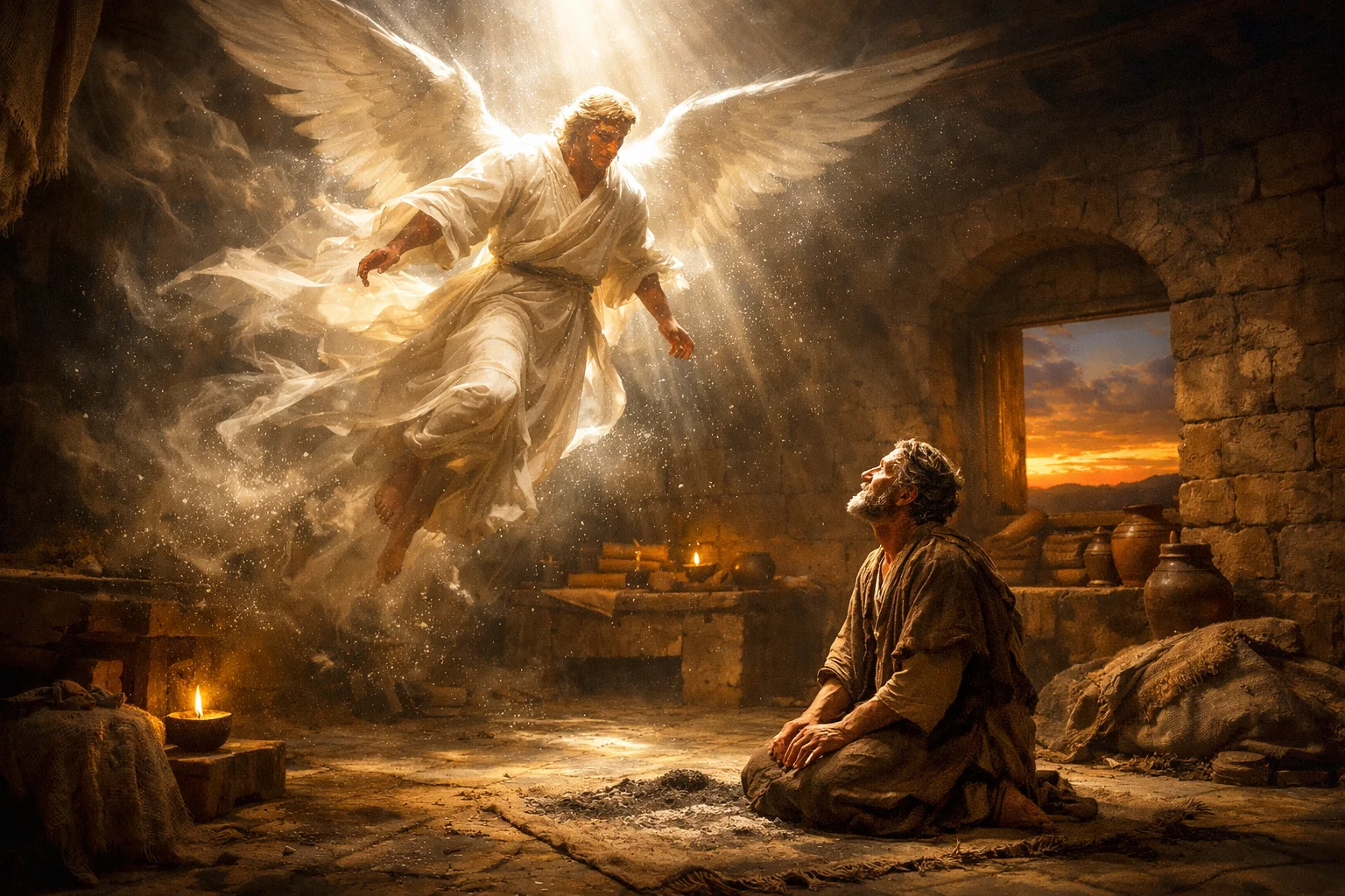 Gabriel Arrives in Swift Flight