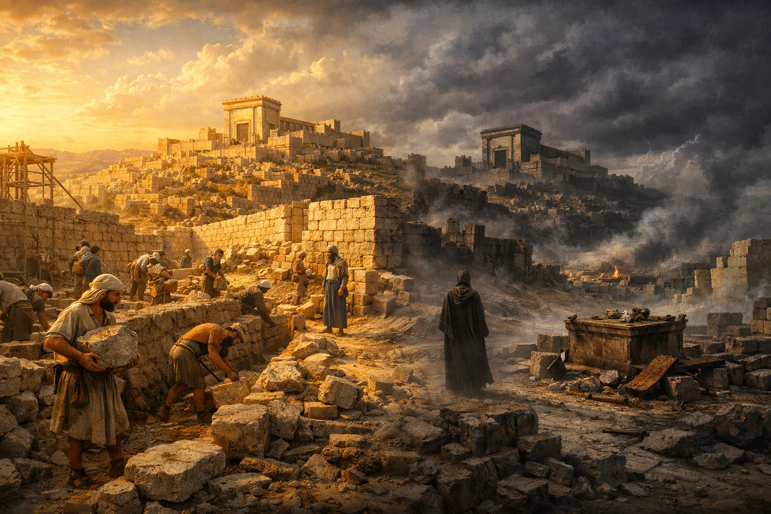 Jerusalem Restored and Troubled