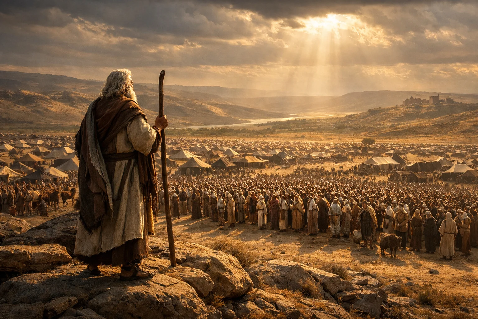 Moses Speaks in the Plains of Moab