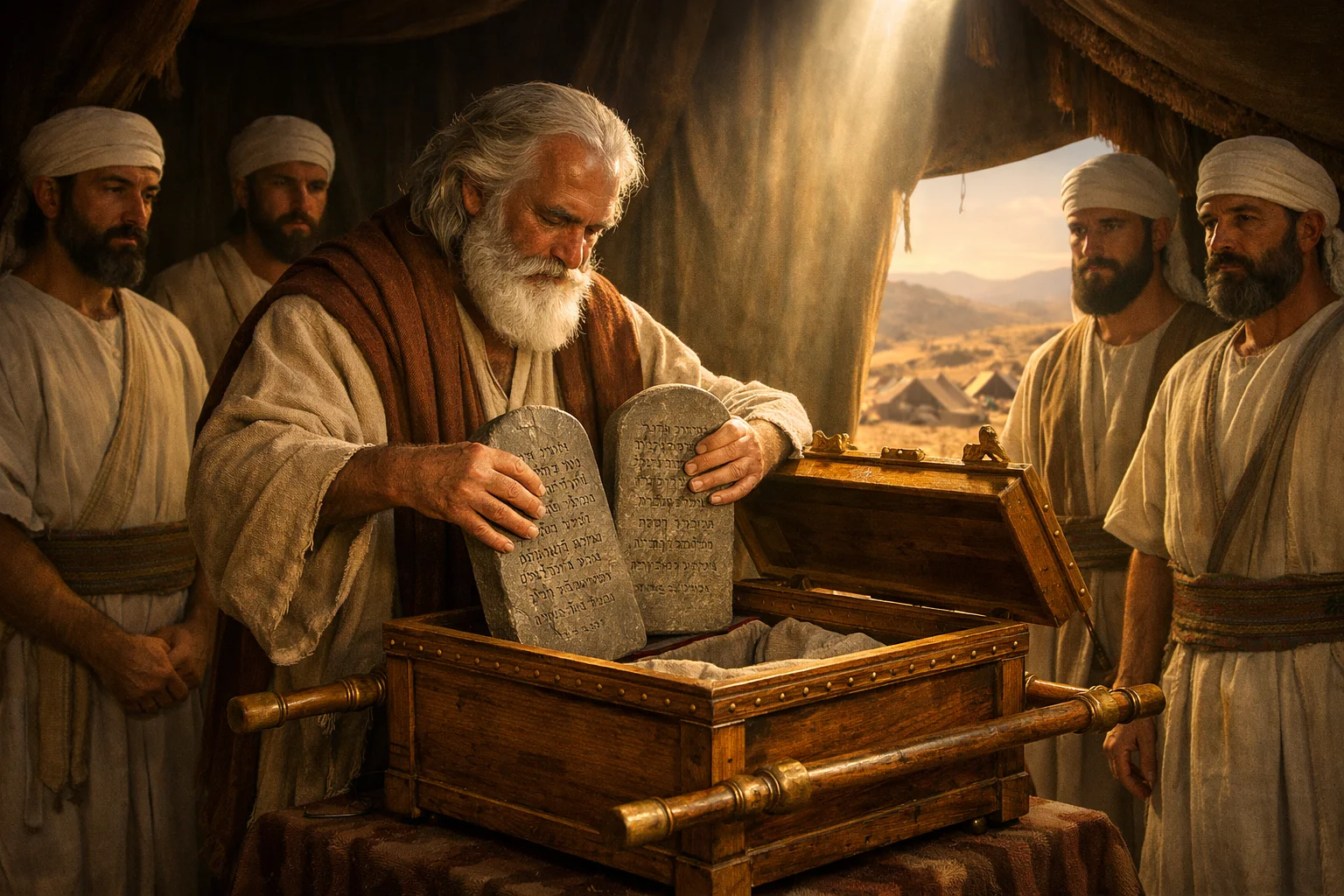 The Tablets Placed in the Ark