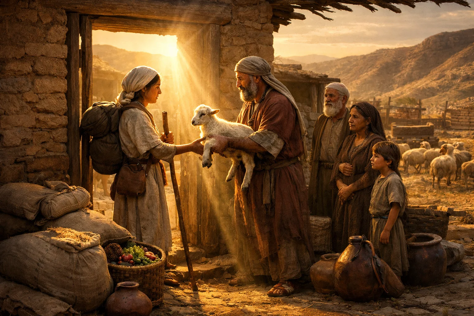 The Freed Servant Sent Out with Blessing