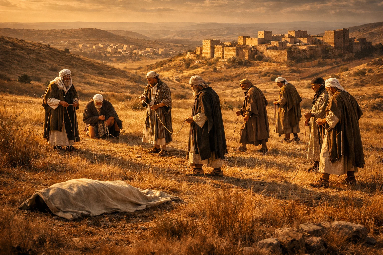 Measuring the Distance to the Slain Man