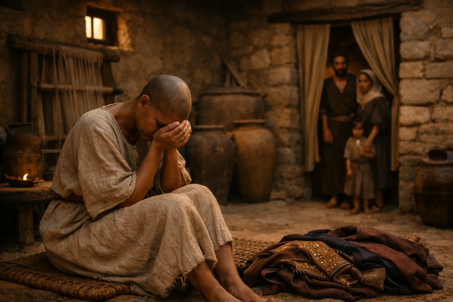 The Captive Woman in Mourning