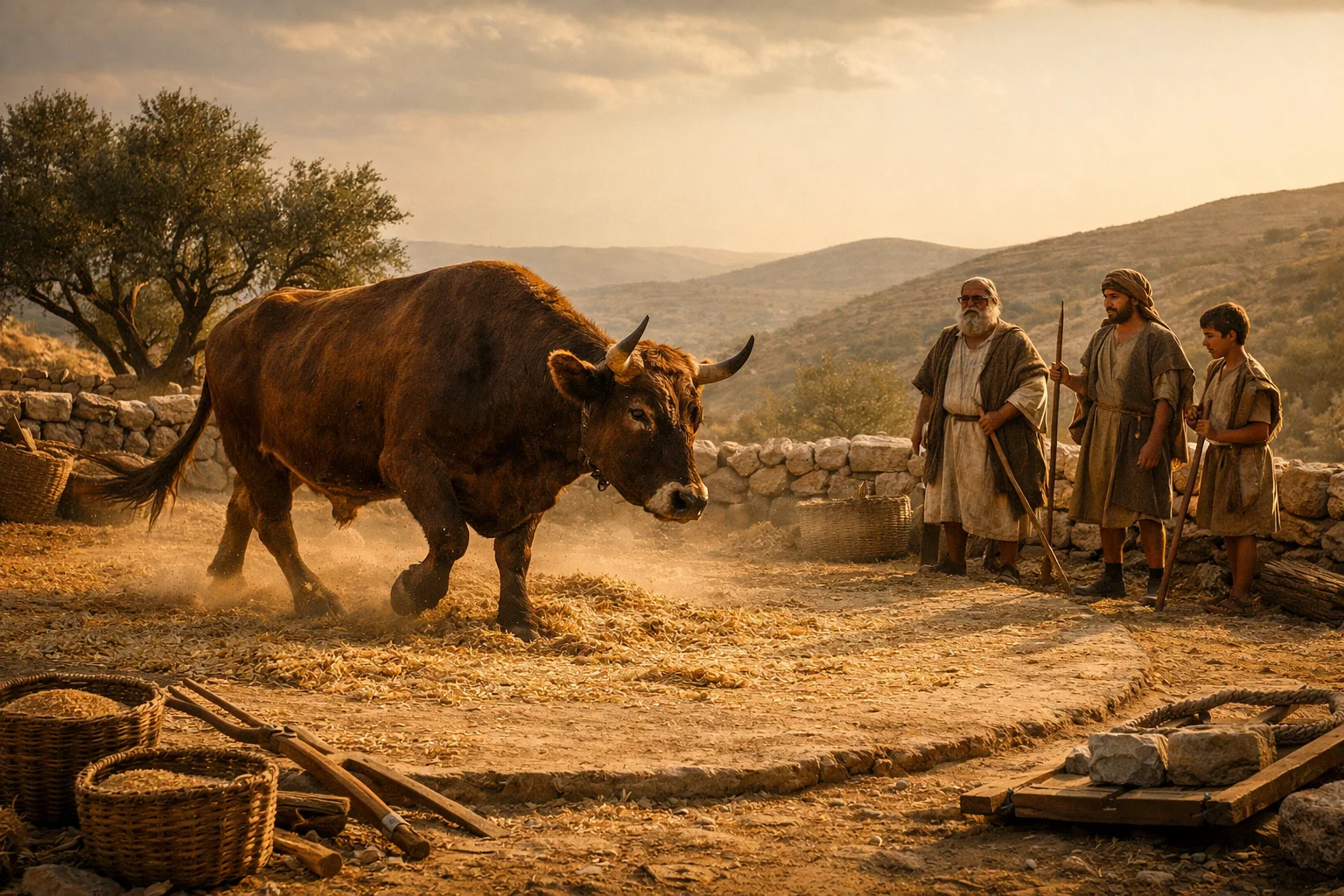 The Unmuzzled Ox at the Threshing Floor