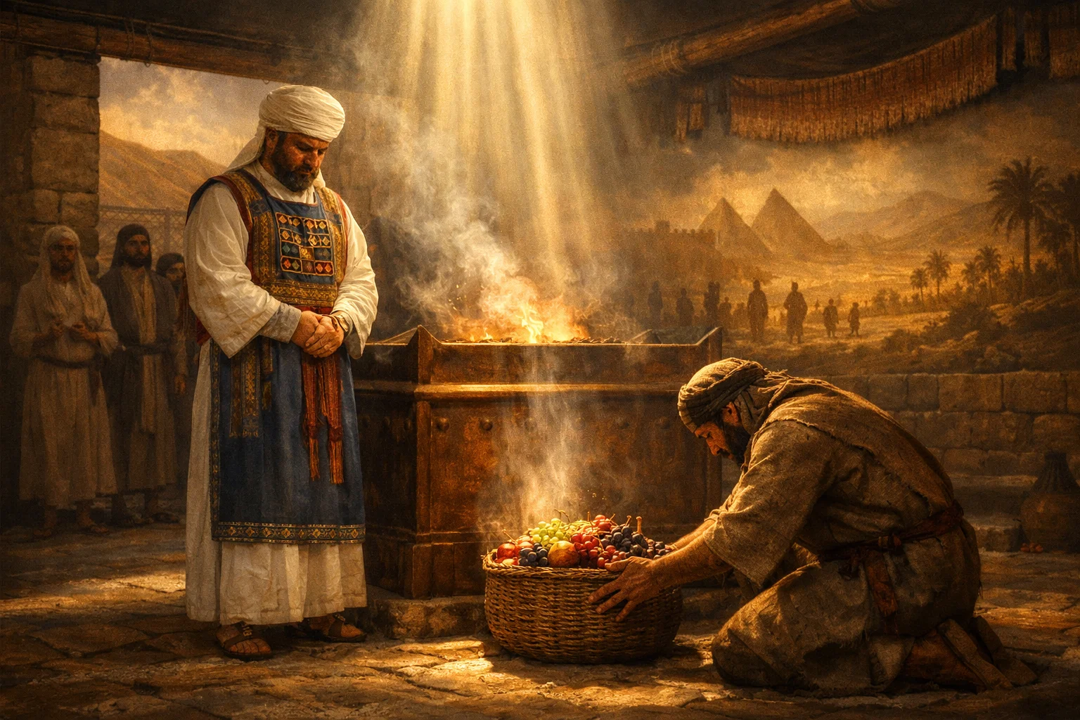 The Basket Before the Altar