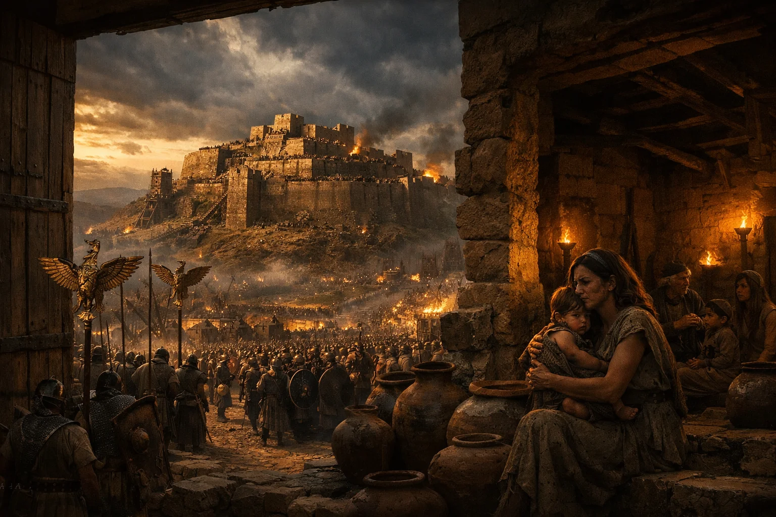 The Siege of the Fortified Cities