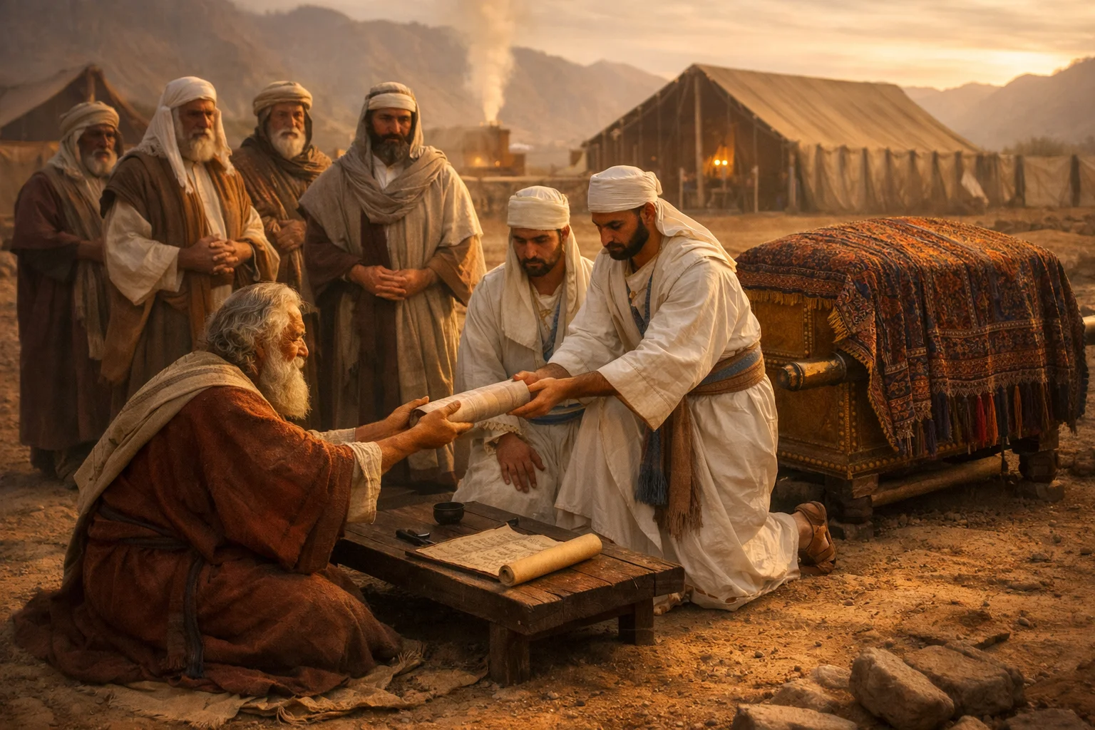 The Law Given to the Priests and Elders