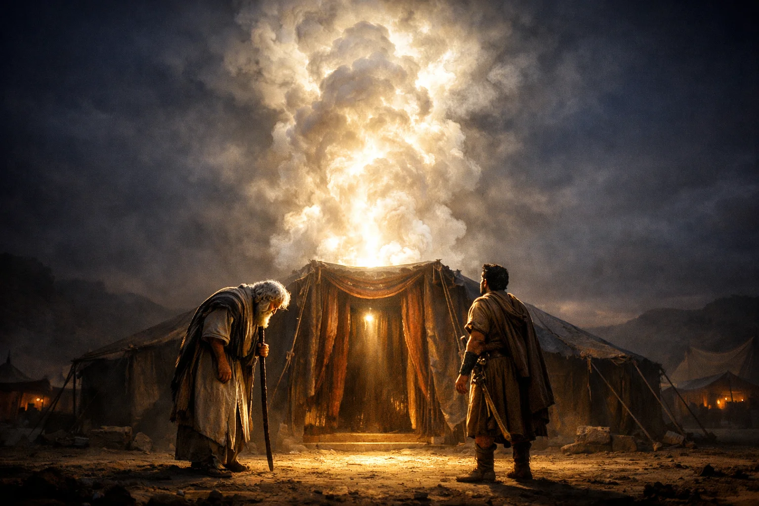 The Pillar of Cloud at the Tent of Meeting