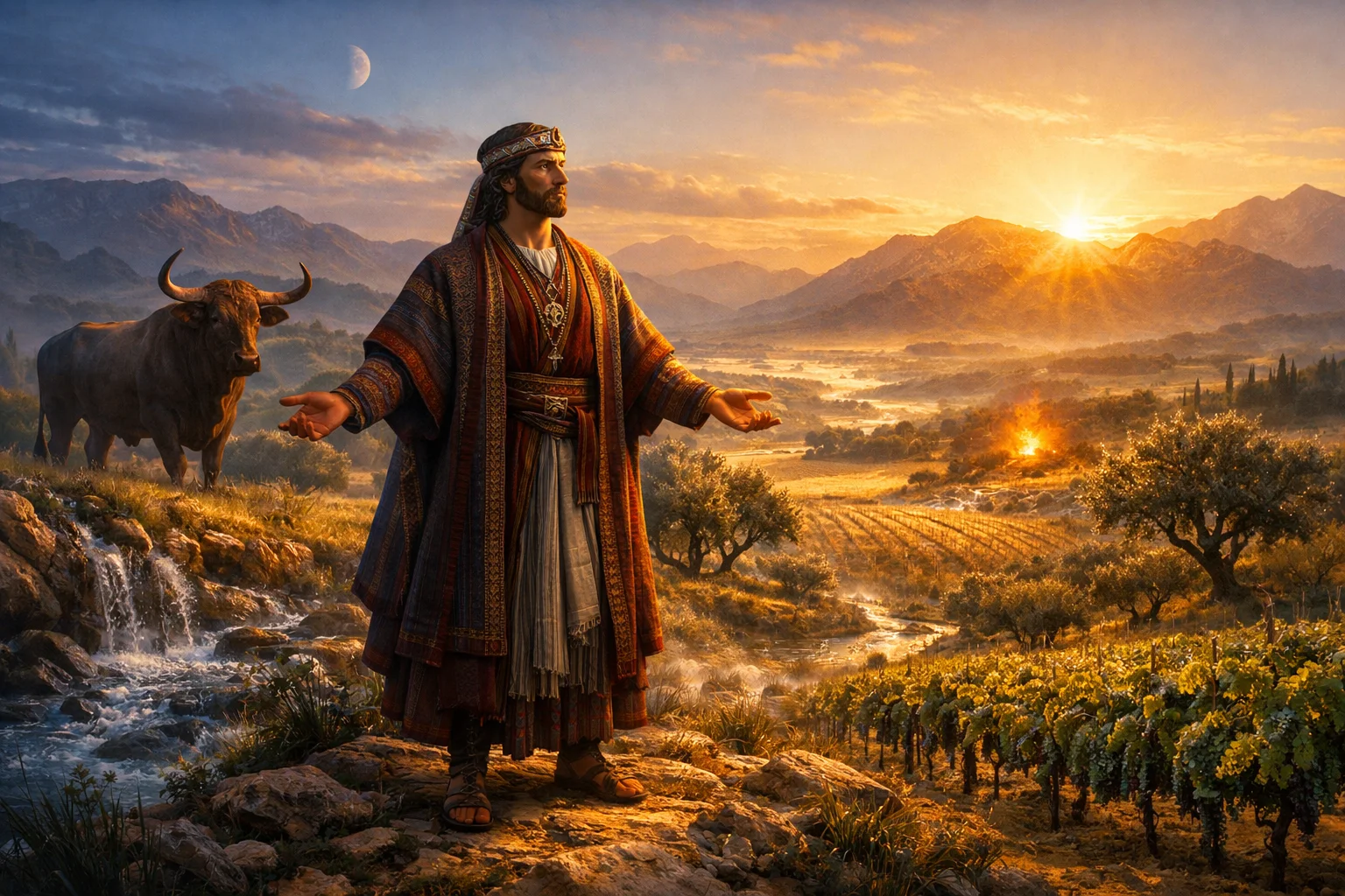 Joseph Crowned with the Blessing of the Land