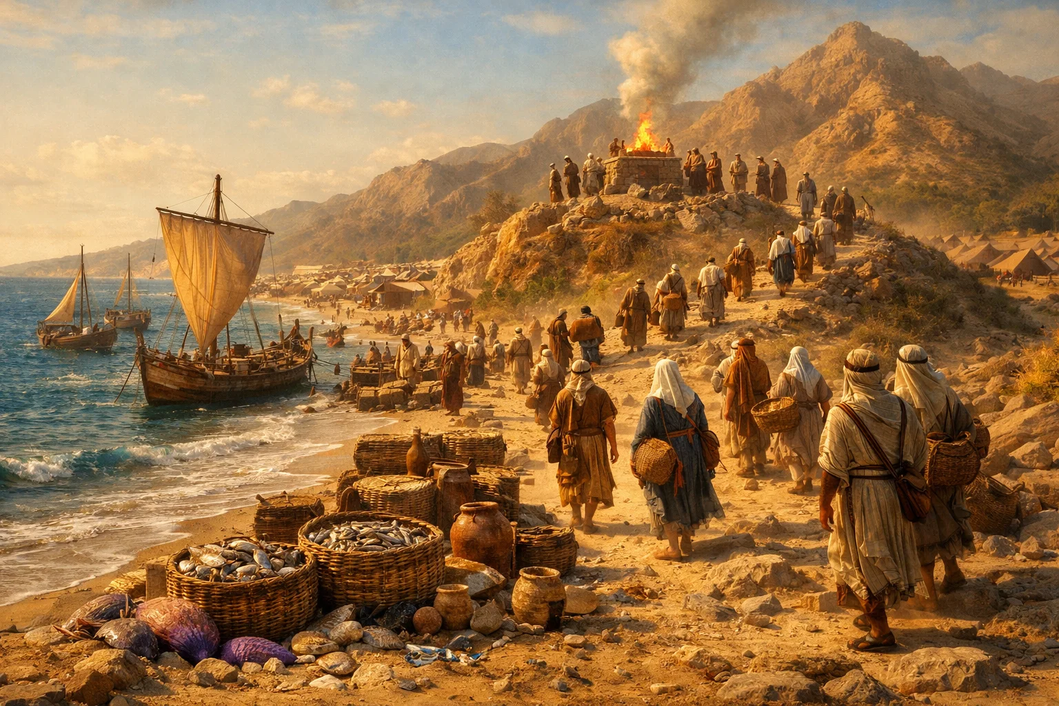 Zebulun and Issachar Feast by Sea and Mountain