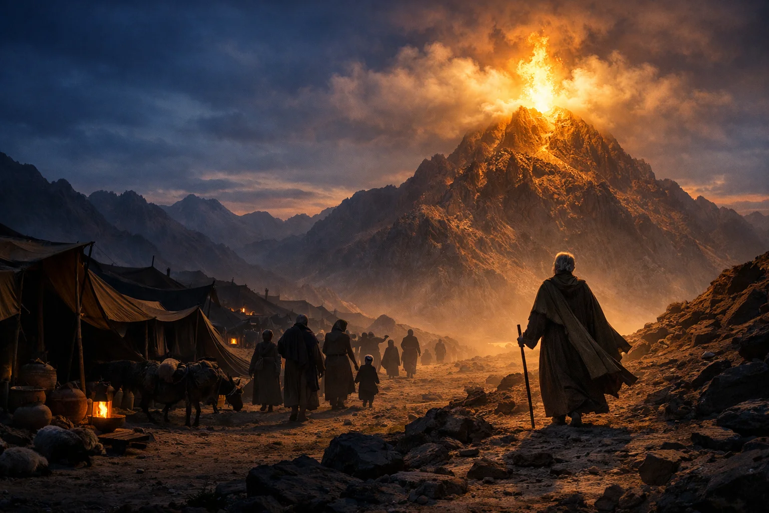 Return to Your Tents, But Moses Remains