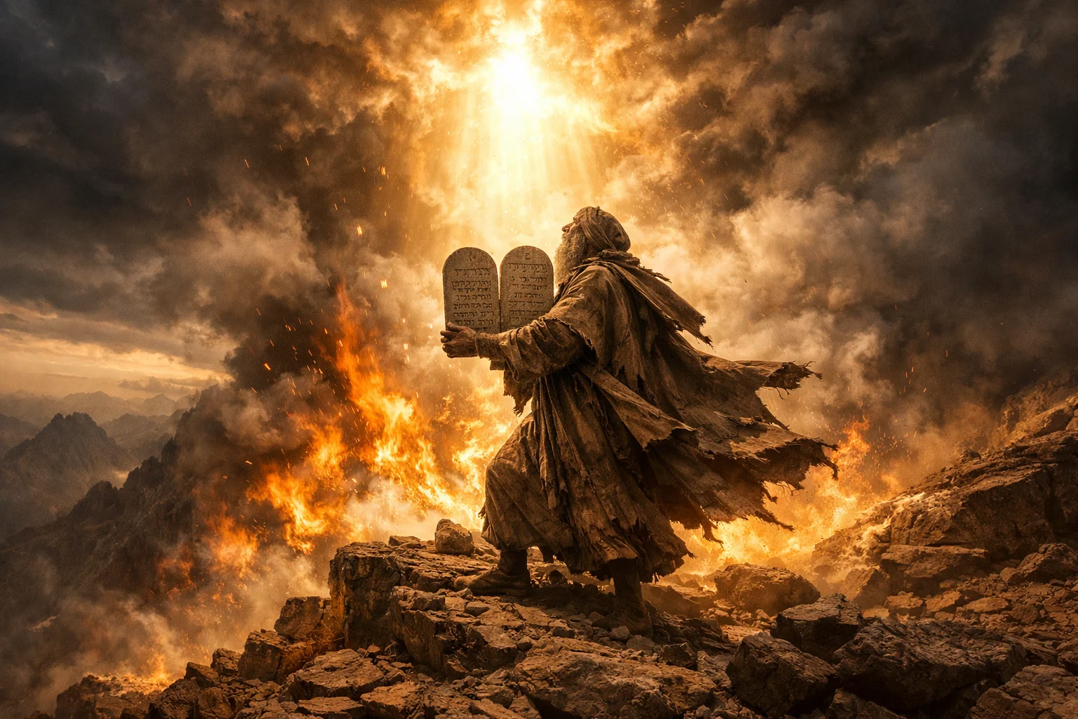 The Tablets Given on the Mountain