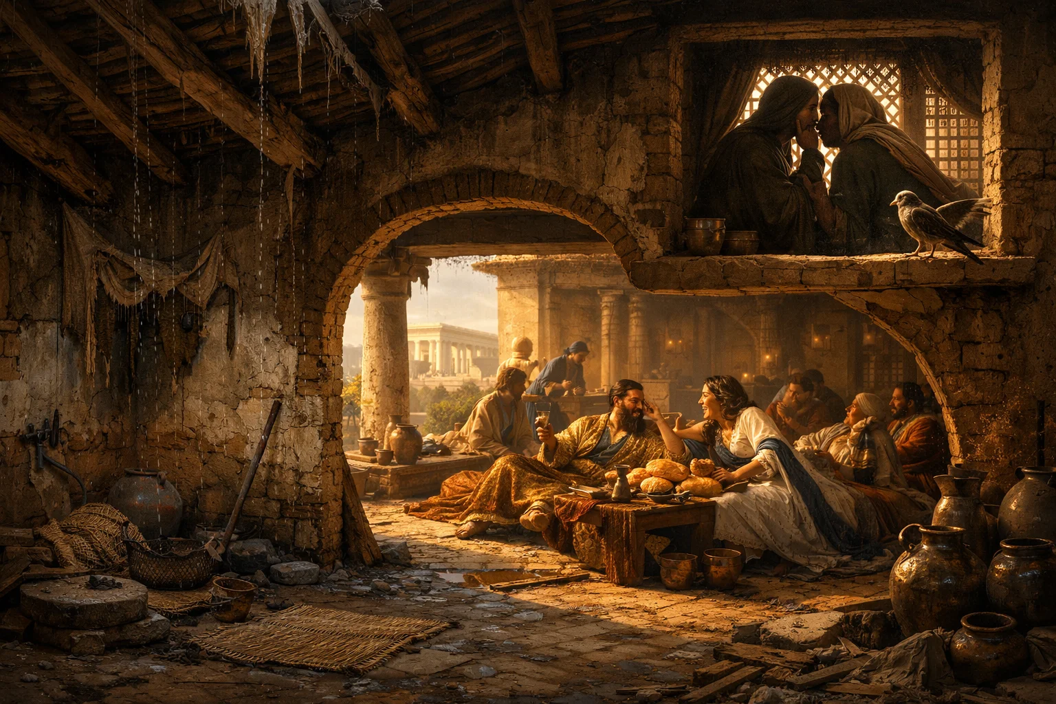 A Sagging House and the Bird That Hears