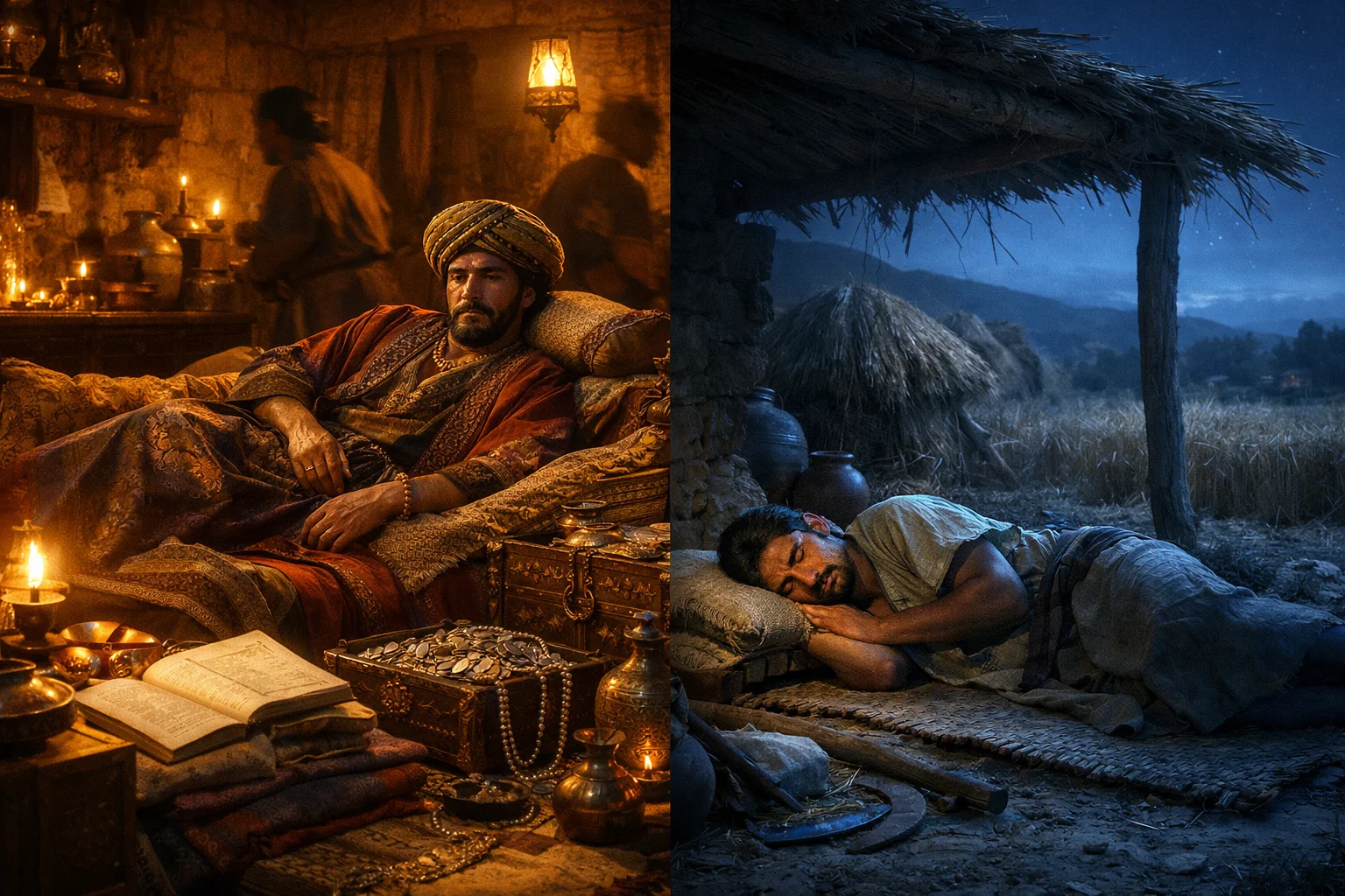 The Sleepless Rich and the Resting Laborer