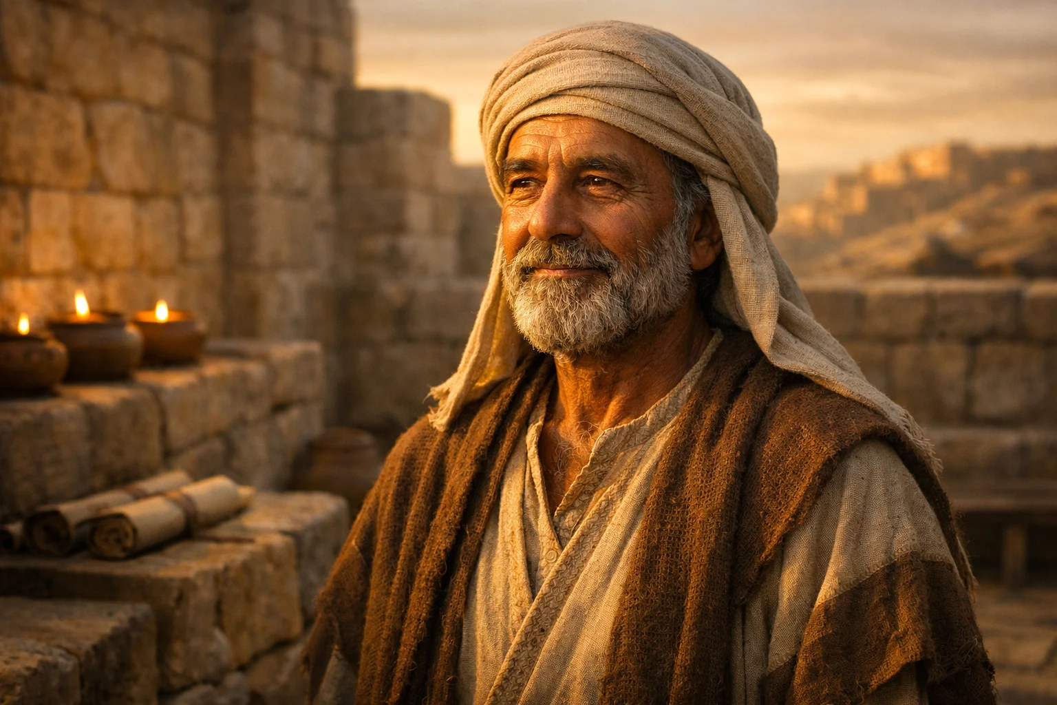 The Face Brightened by Wisdom