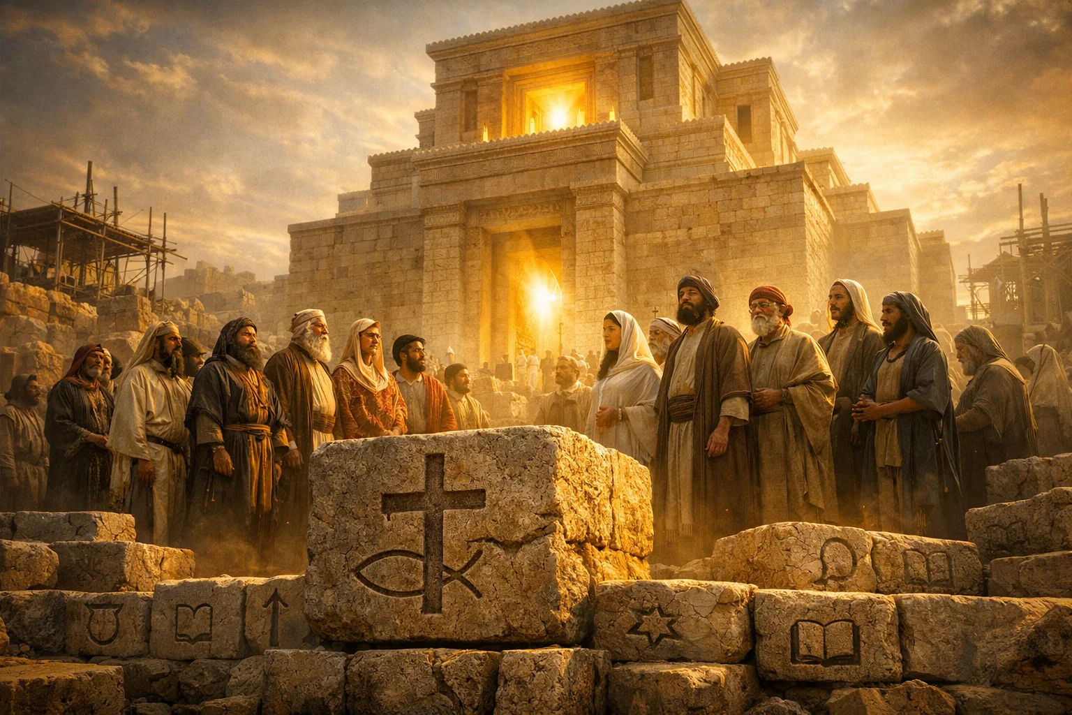 Built into a Holy Temple