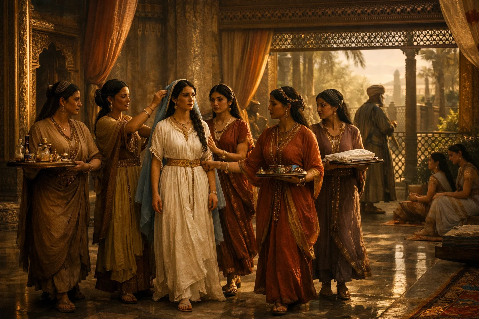 Esther Taken into the Harem