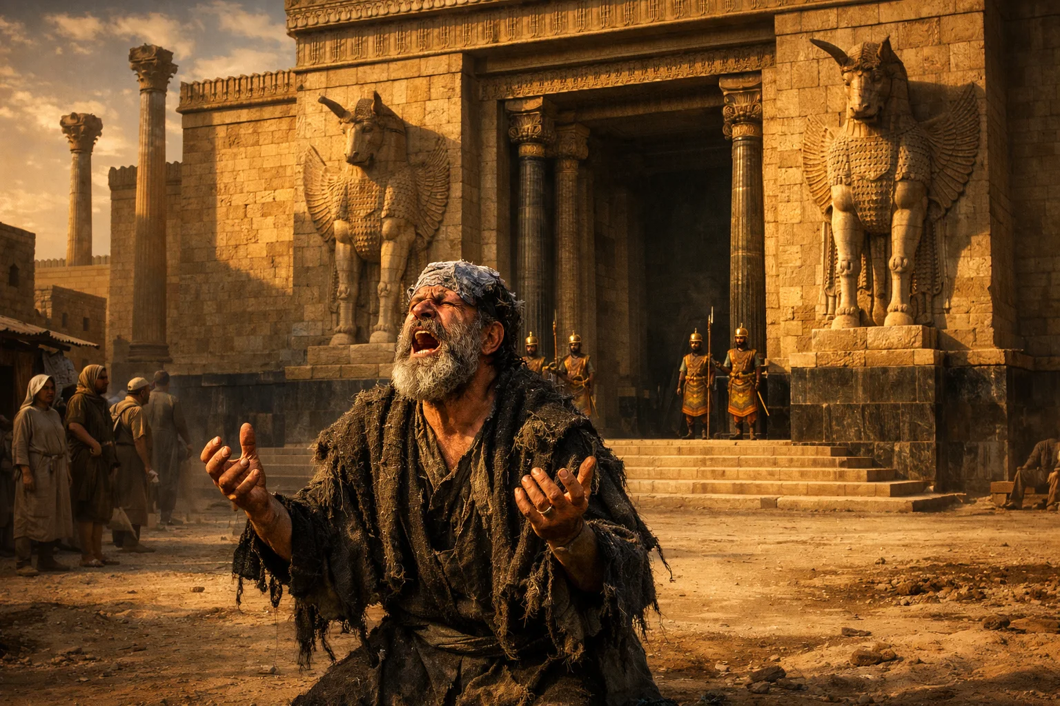 Mordecai Mourns at the King’s Gate