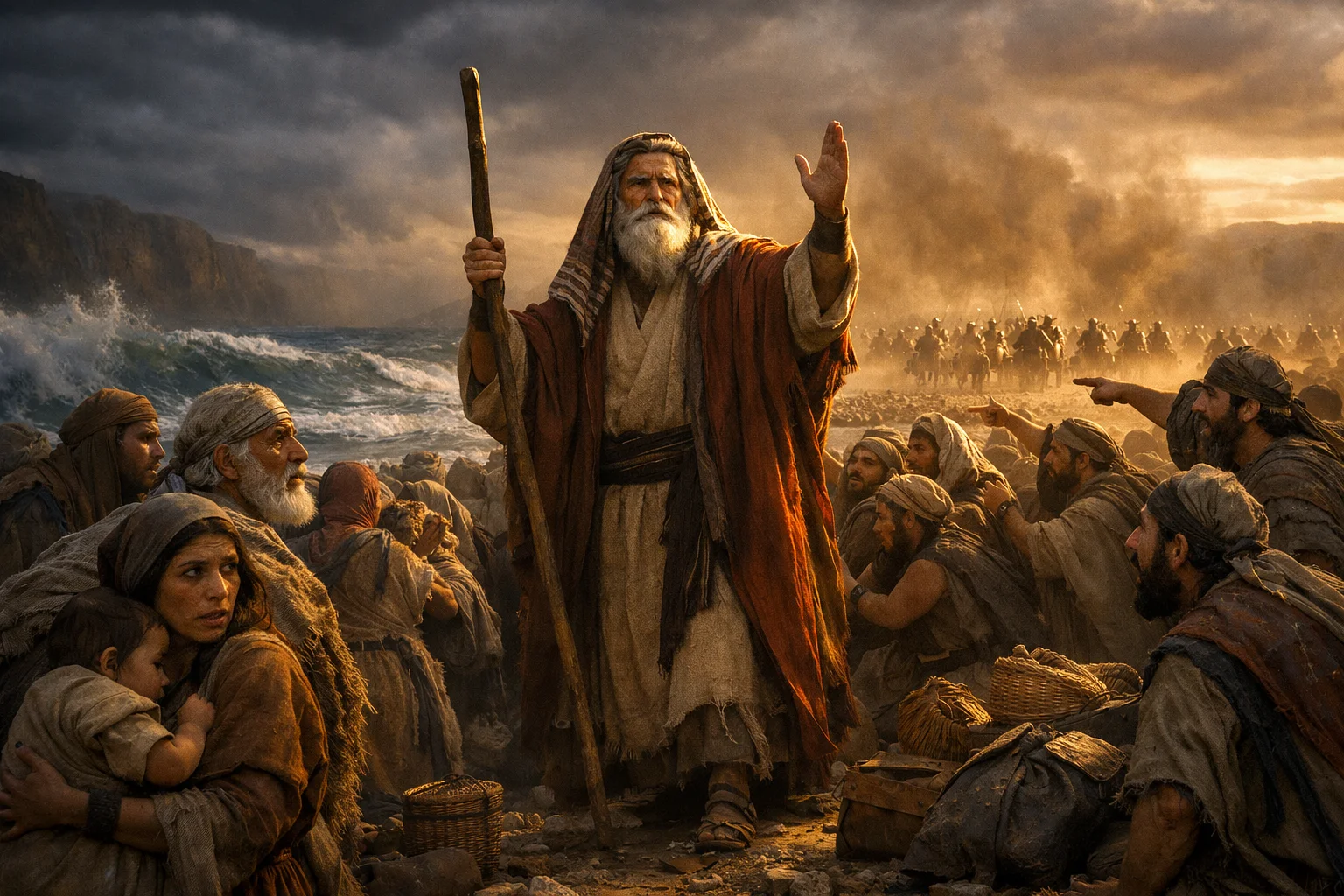 Fear at the Shore, Faith in Moses’ Word