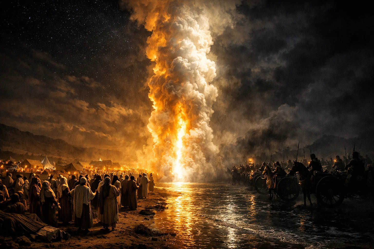 The Pillar Between Two Armies