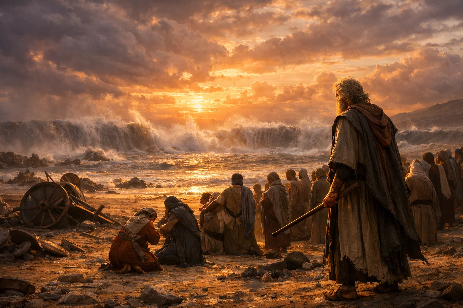 Dawn Deliverance on the Shore