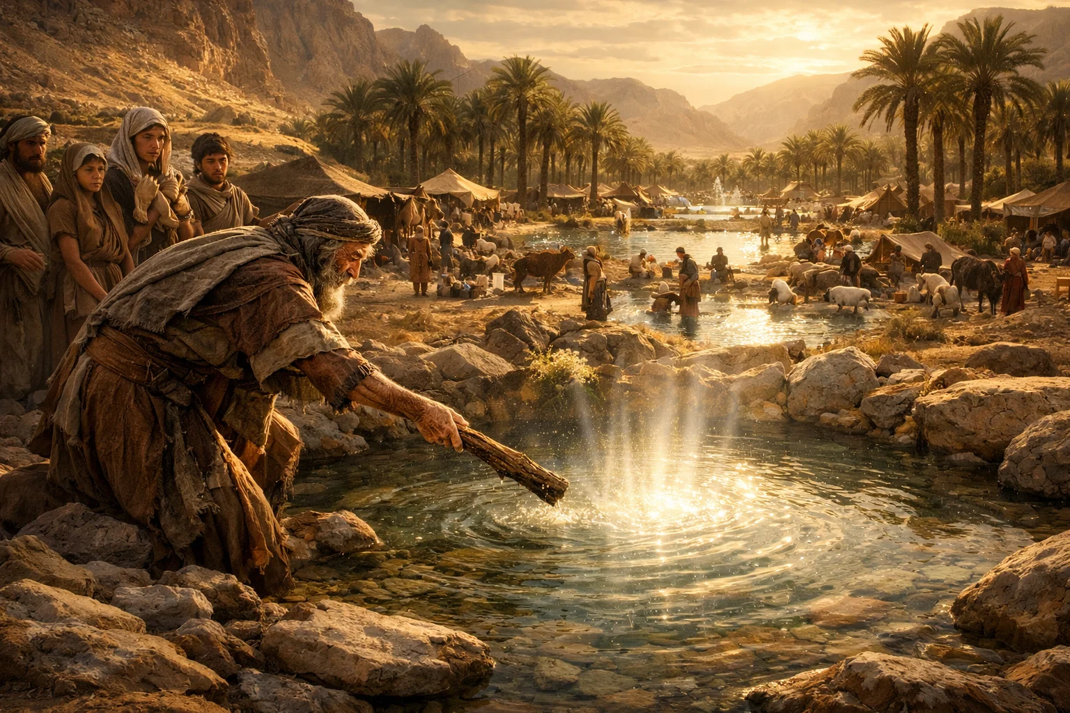 Healing at Marah and Rest at Elim