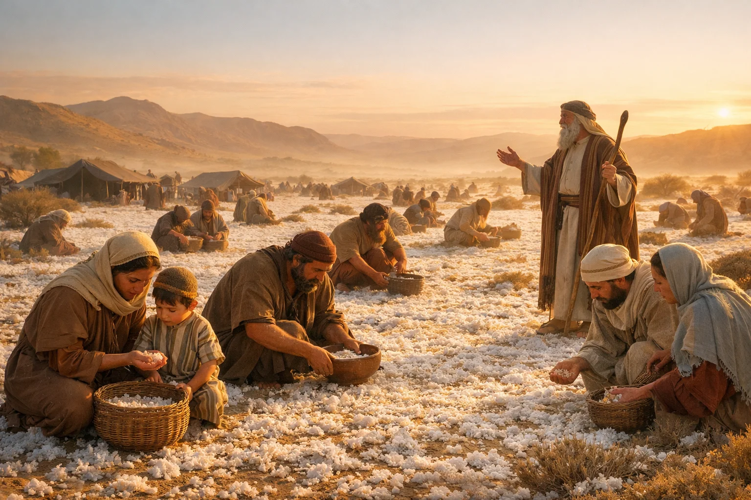 Manna with the Morning Dew