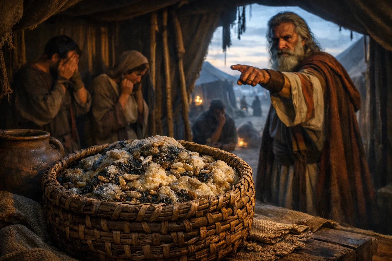 Rotten Manna and Moses’ Anger