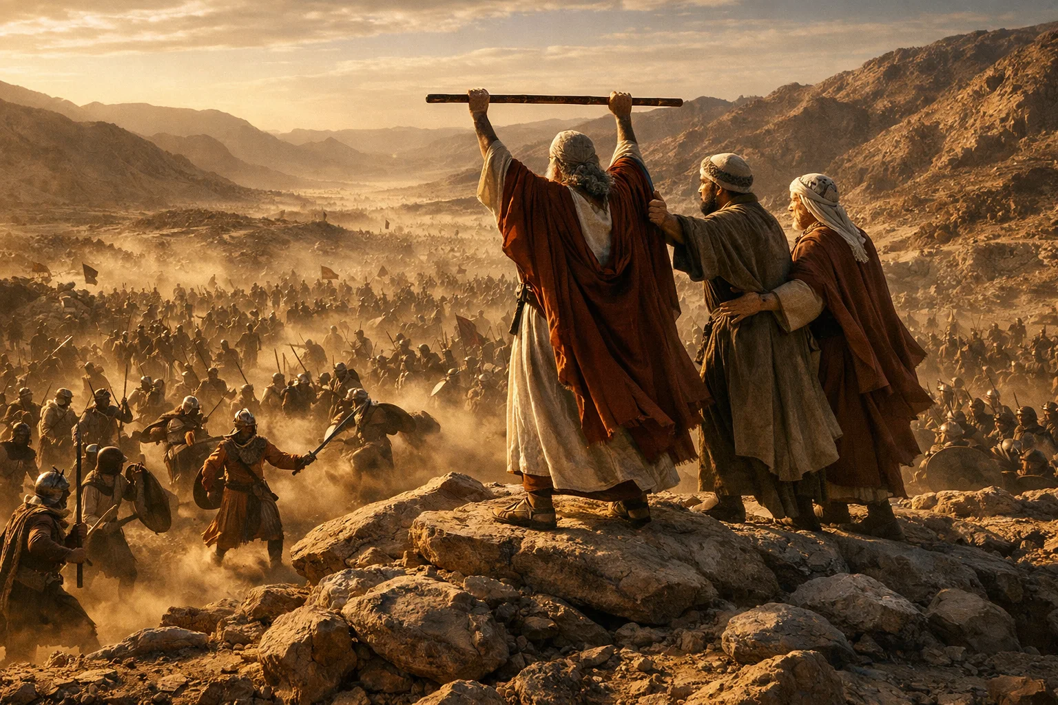 The Battle Below and the Hill Above