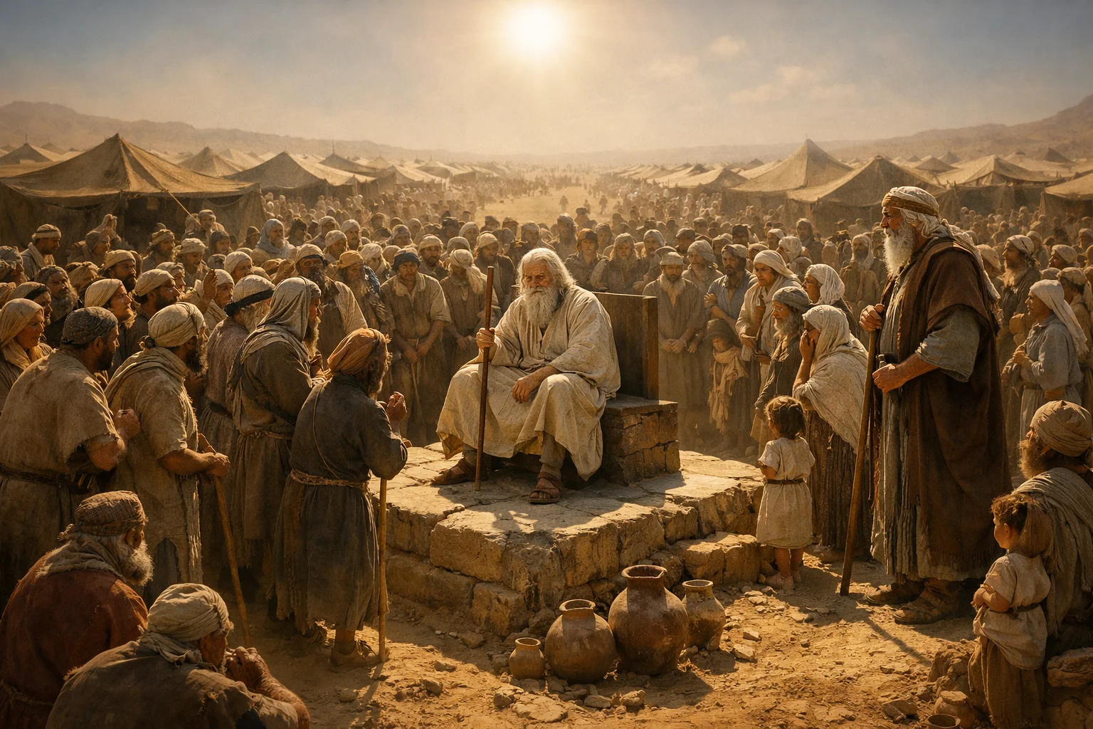 Moses Judges Alone