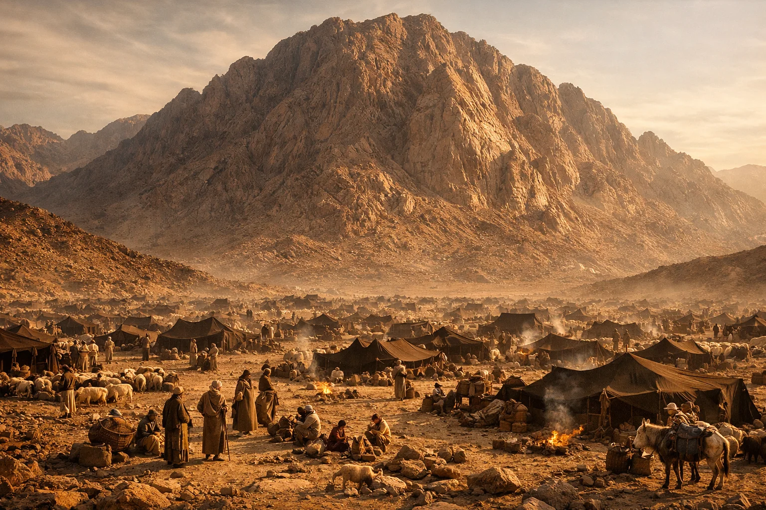 Israel Camps Before Sinai