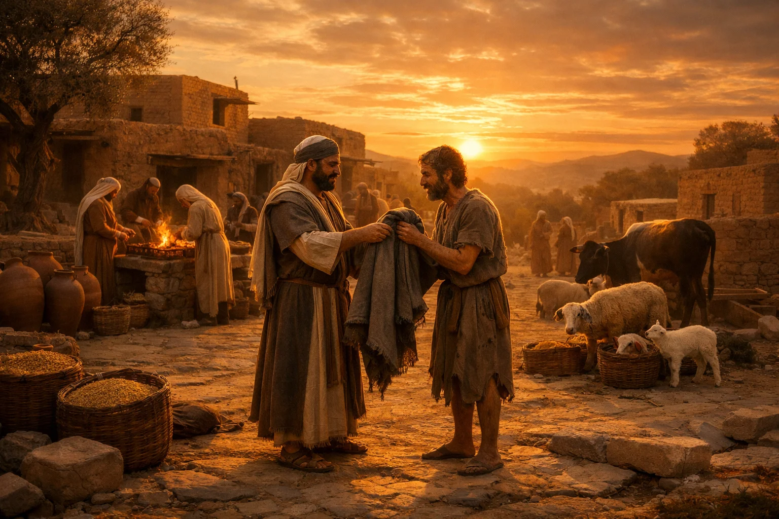 The Cloak Returned at Sunset