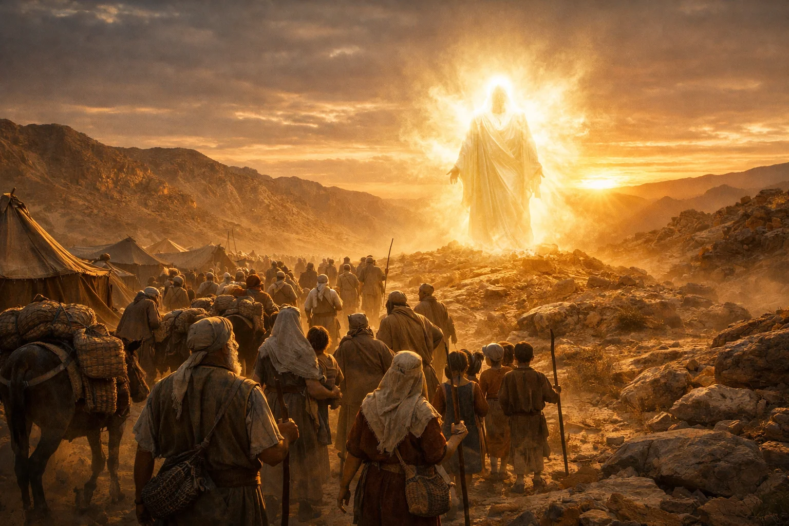 The Angel Goes Before Israel