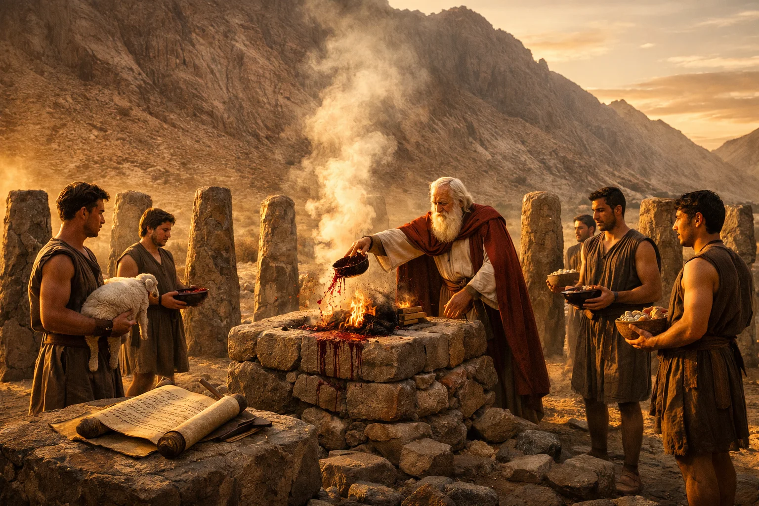 The Altar and Twelve Pillars