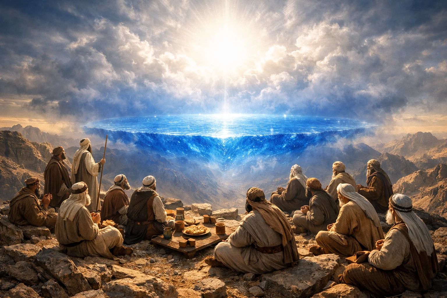 The Elders Behold the Divine Glory