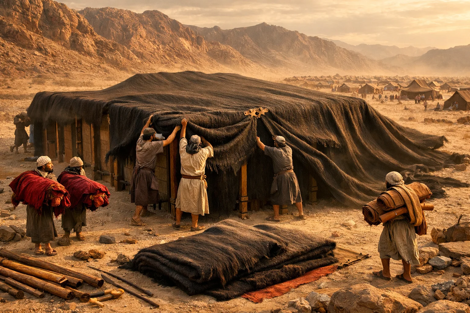 The Layered Coverings of the Tent