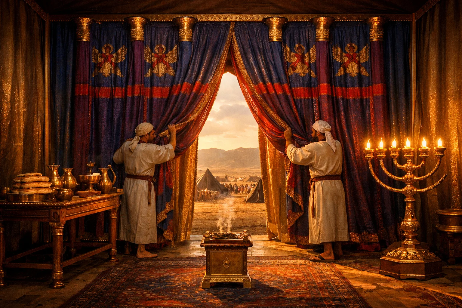 Preparing the Holy Place and Entrance