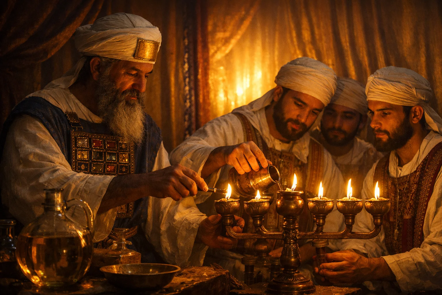 The Lamps Burning Before the LORD