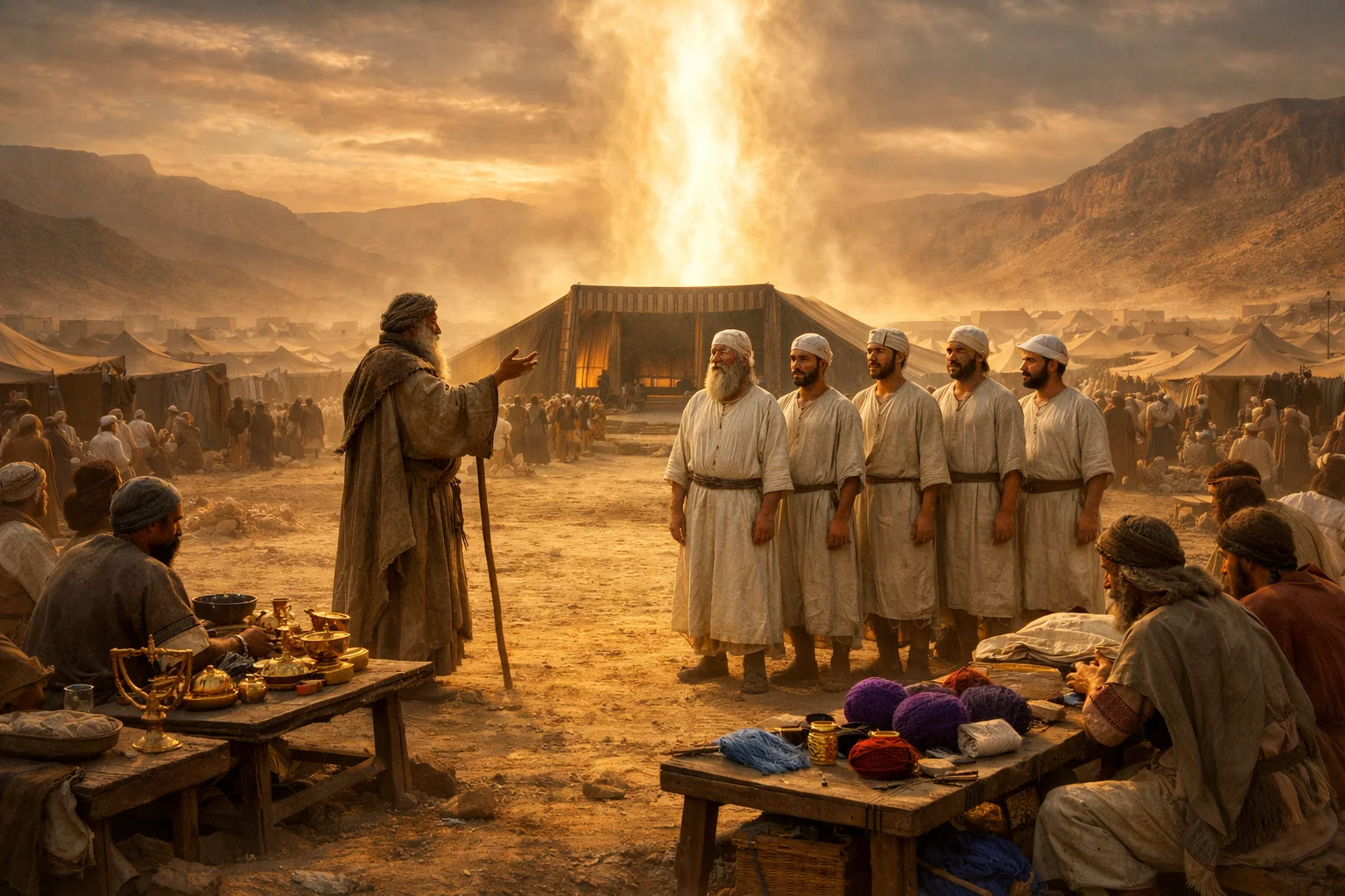 Aaron and His Sons Are Chosen