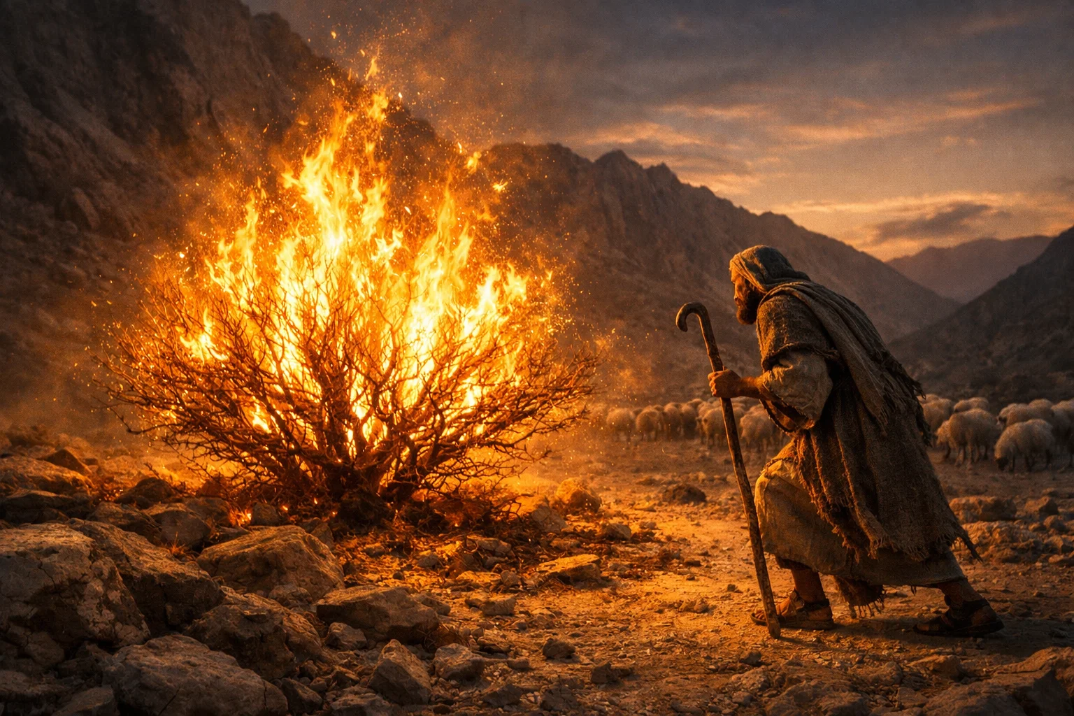 The Bush That Burned Without Burning Up