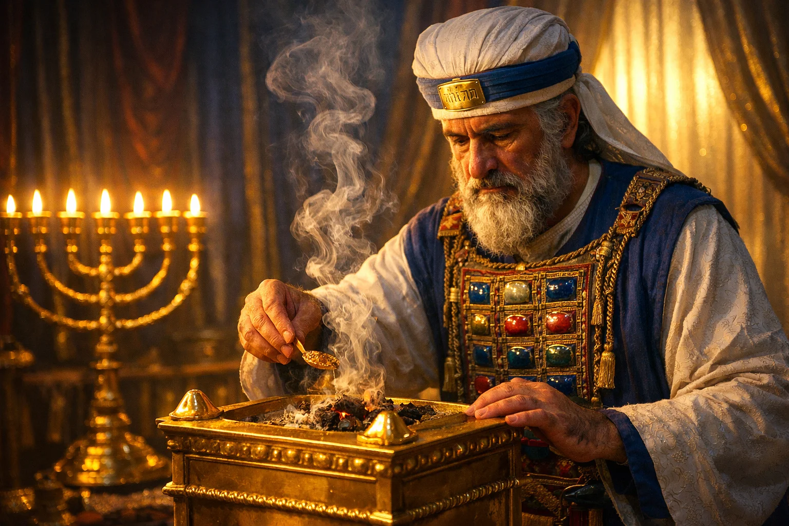 Aaron Burns Incense at Morning and Twilight