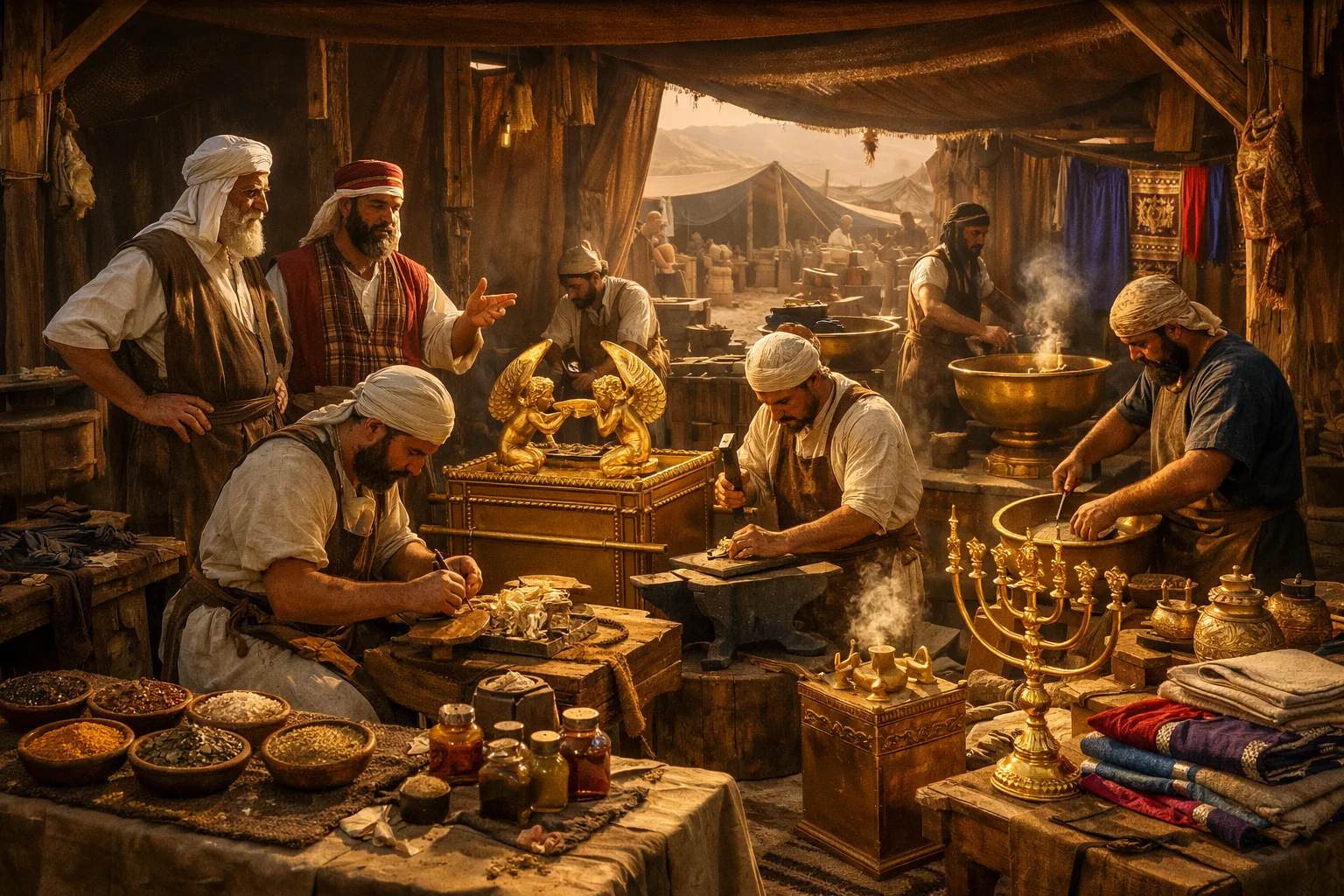 The Holy Craftsmen at Work