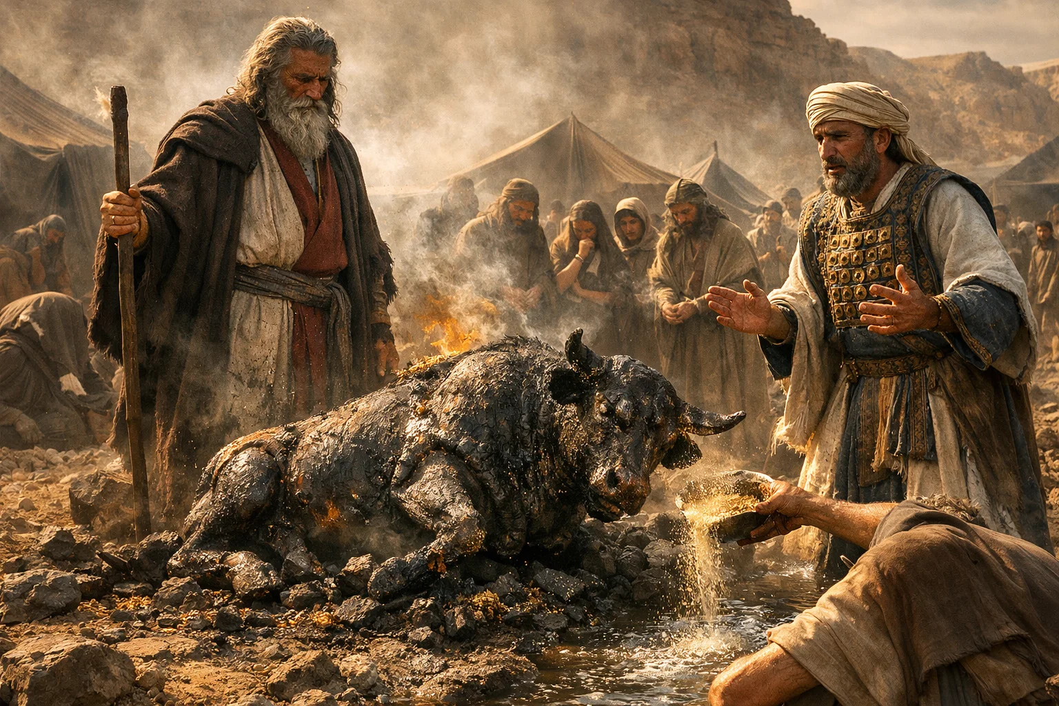 The Calf Reduced to Dust