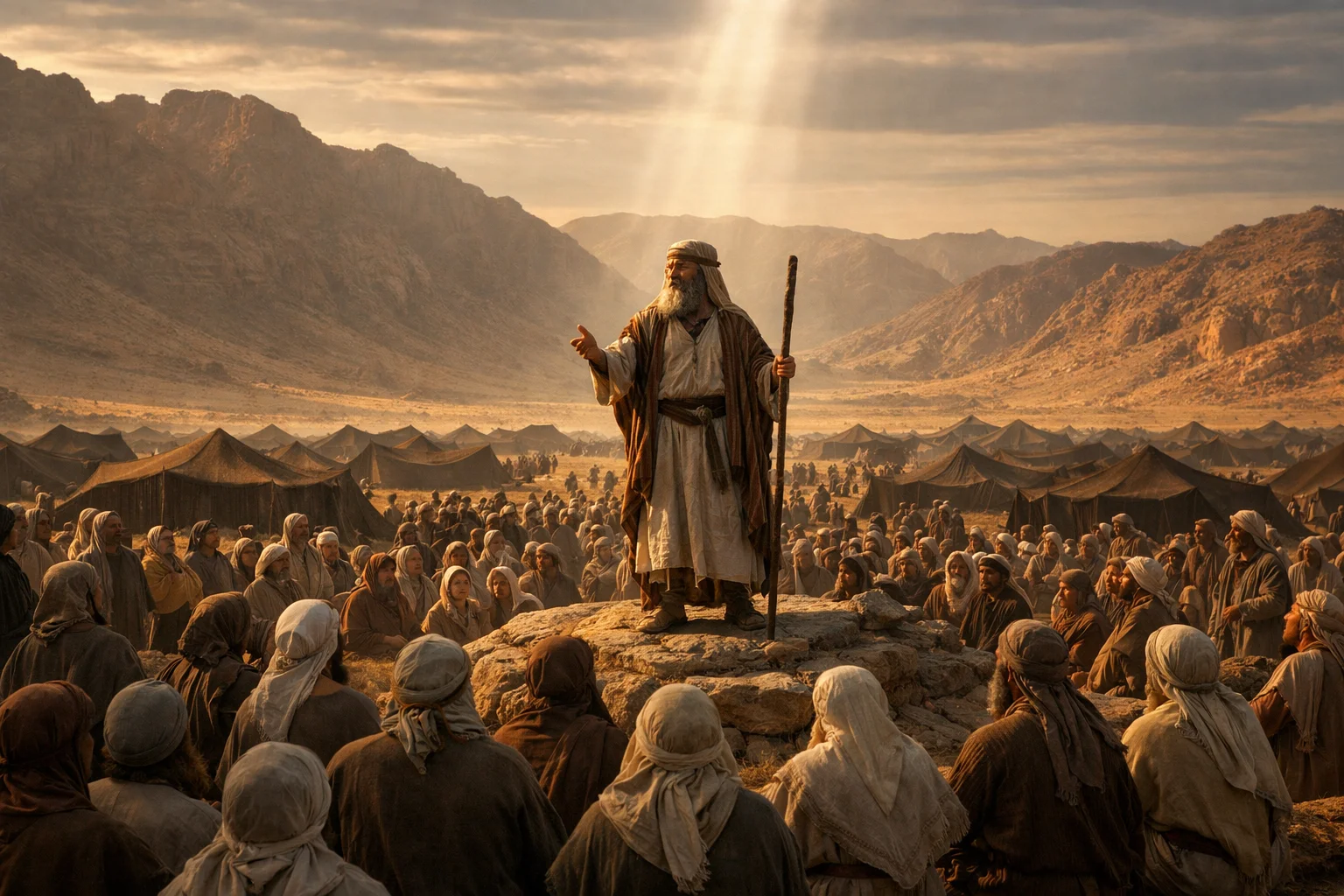 Moses Proclaims the Sabbath