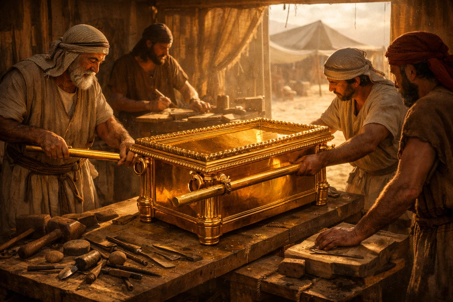 Bezalel Crafts the Ark