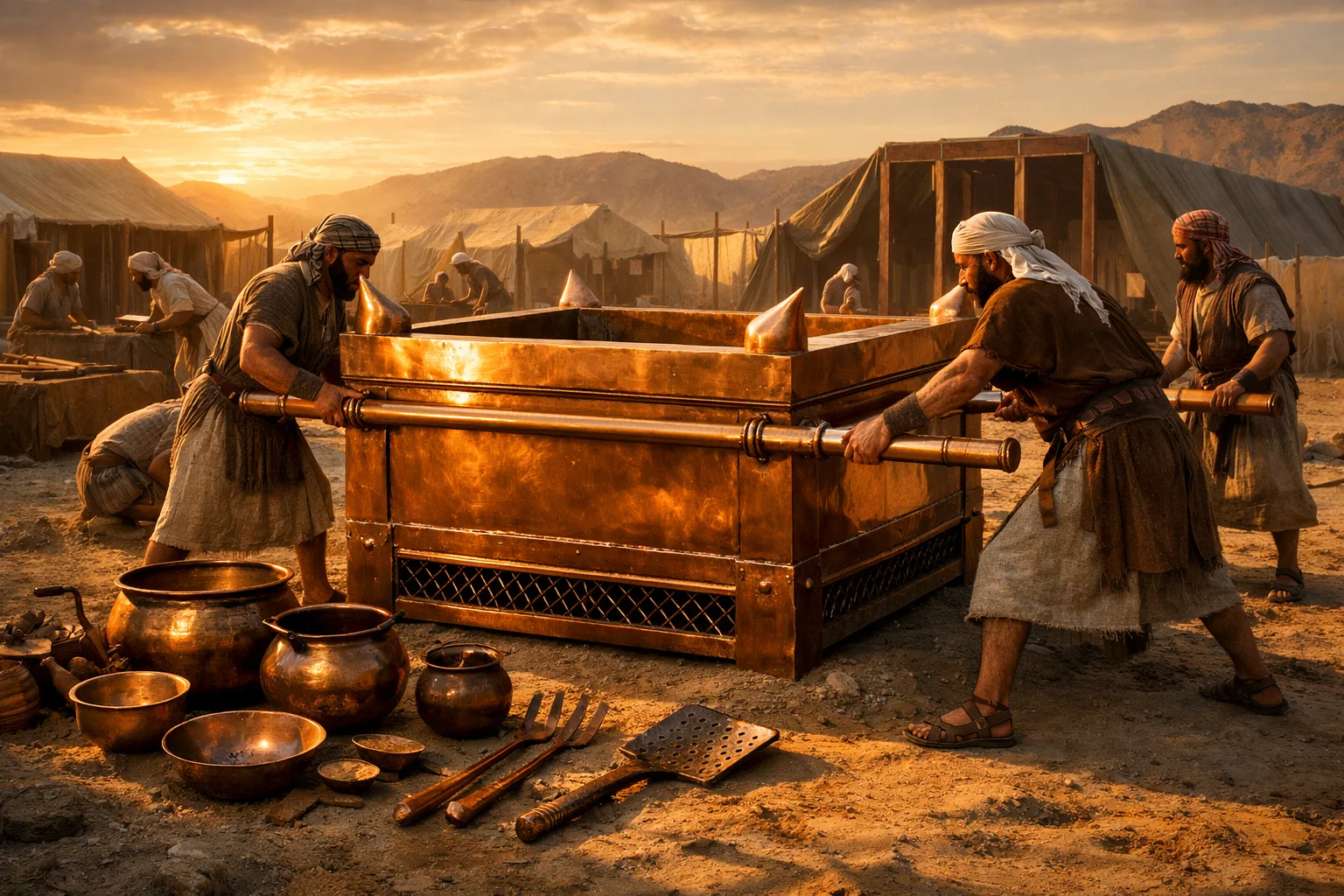 The Bronze Altar Takes Shape