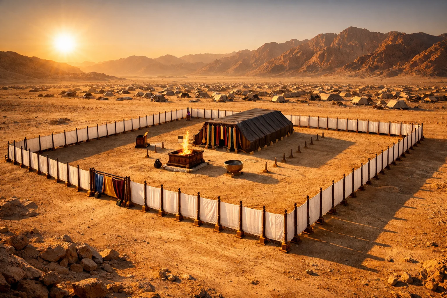 The Courtyard of Fine Linen