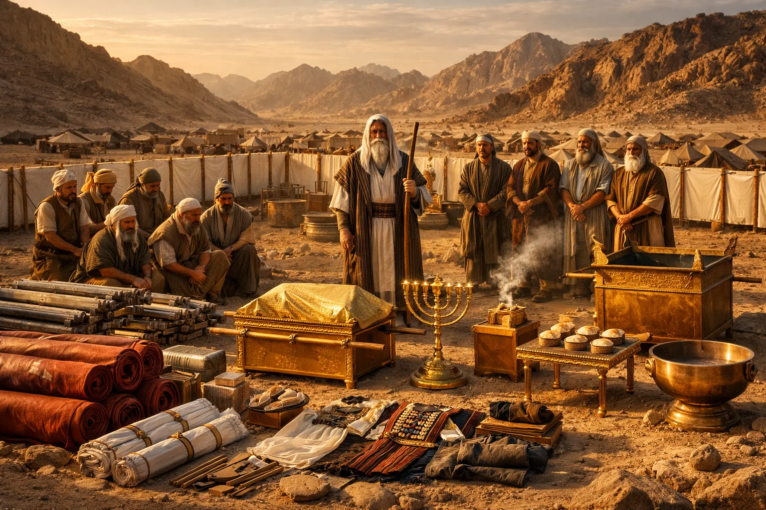 The Tabernacle Brought Before Moses