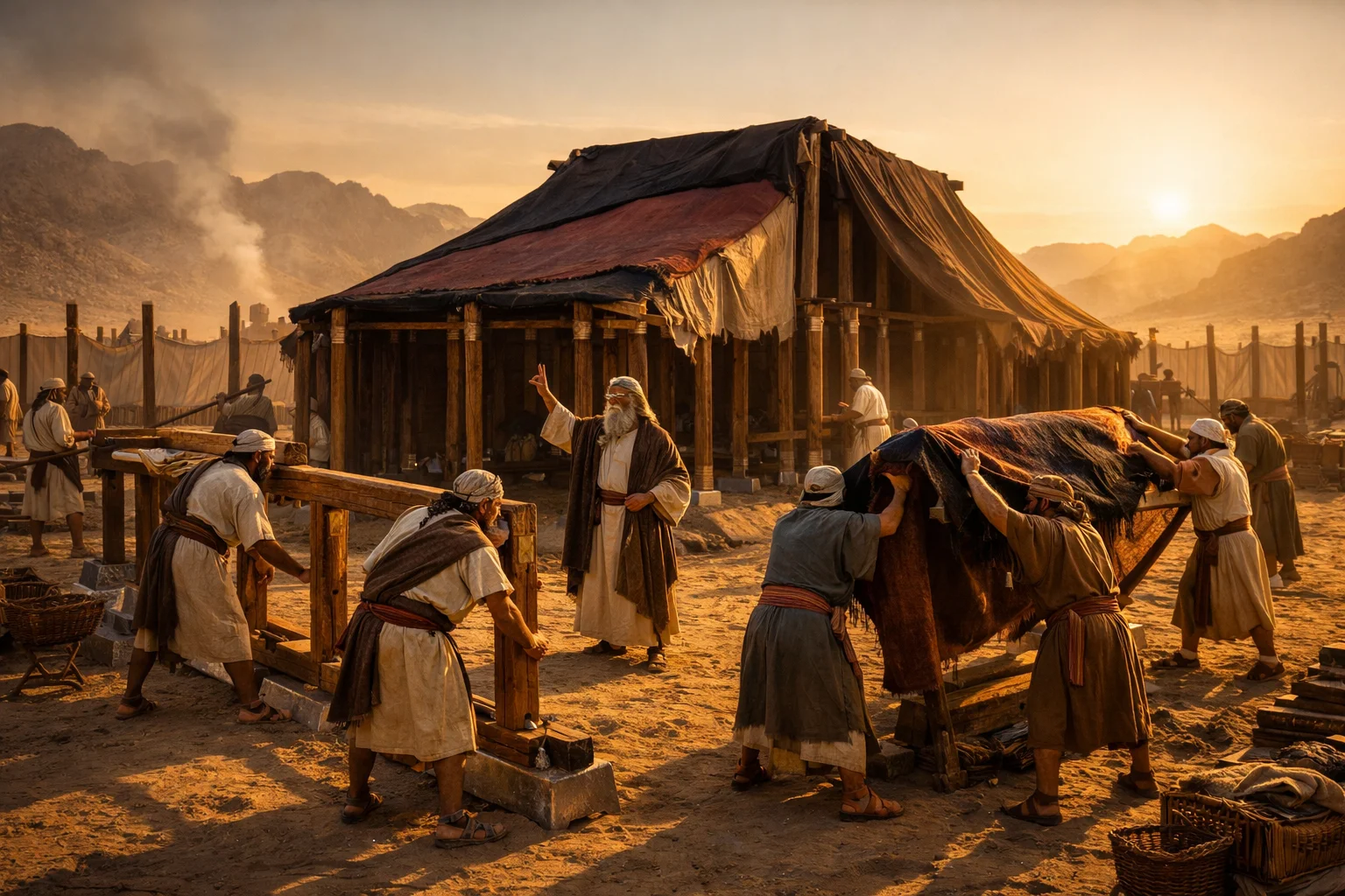 The Tabernacle Raised in the Wilderness