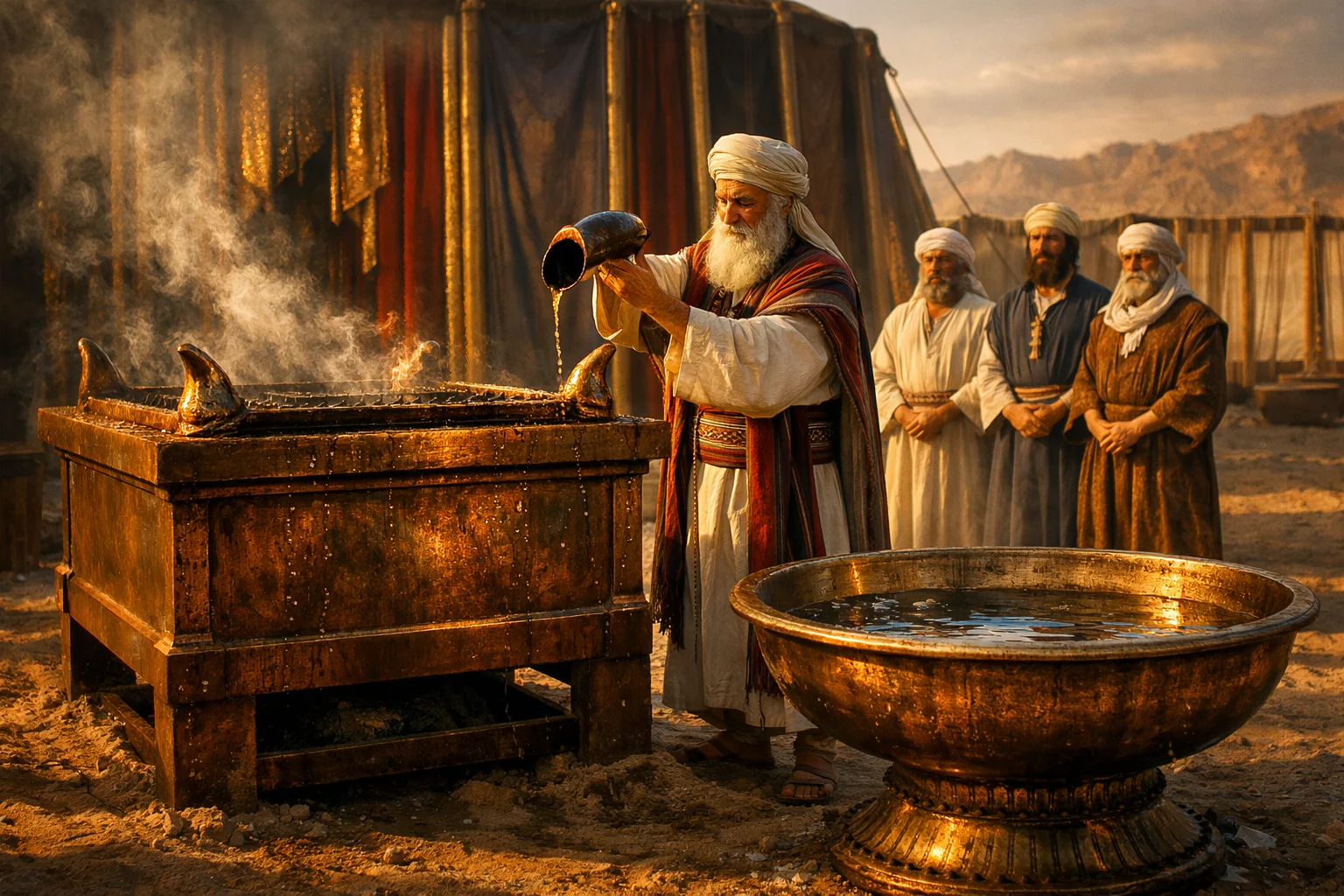 Anointing the Holy Things